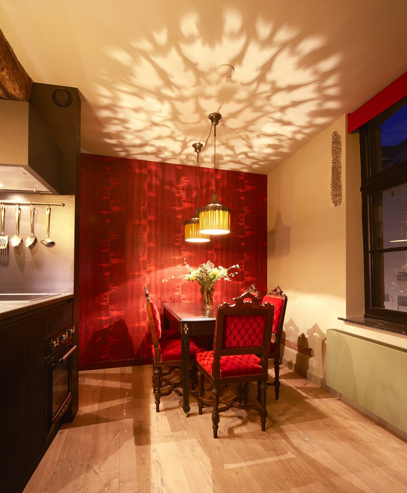 Kitchen and dining area